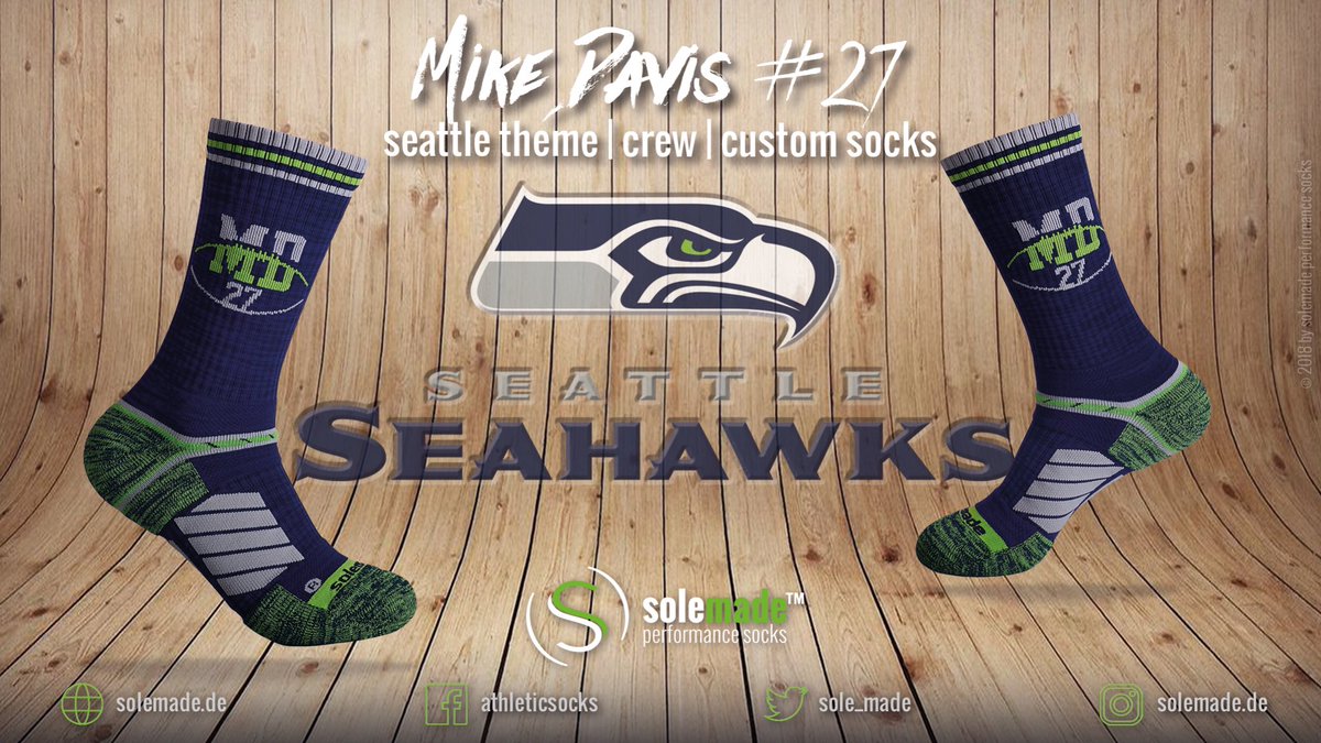 sole_made's tweet photo. #WEDOCUSTOM - A few days ago, we announced our collaboration with Mike Davis - #27 of the Seattle Seahawks. - We’re proudly present the first result and we can’t wait to see him wearing his own solemade custom socks at the upcoming Training Camps!
- - -
#solemade #sole_made https://t.co/JgcNOFJBGk