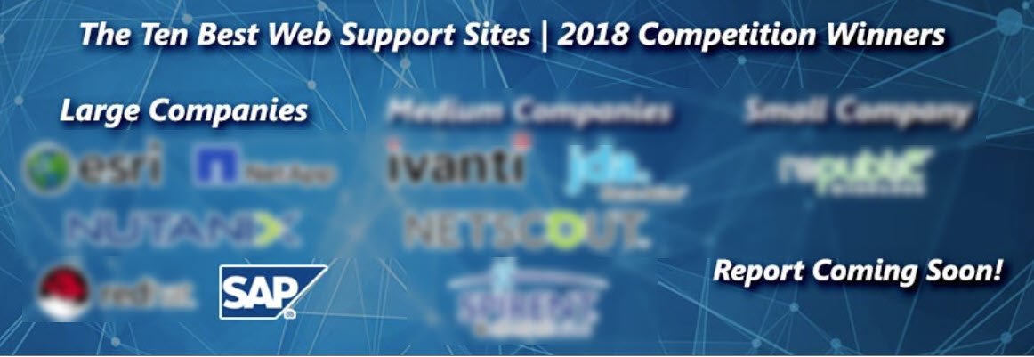 ArnoHelmling's tweet photo. SAP Support Portal and #SAPONESupportLaunchpad amongst ASP 2018 Competition Winners – The Ten Best Web Support Sites https://t.co/yNYzAimO67
#SAPSupport #SAP https://t.co/k6gdhFKKip