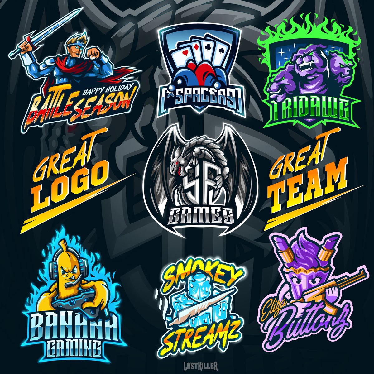 lastkiller241's tweet photo. My portfolio from 1-15 July 2018. 
How??? You want looking great!!!..
Order https://t.co/C5xQI8C2JP
.
#eSports #sports #twitchStreamers #twitch #gaminglogo #games #logo #mascot #branding #graphic #design https://t.co/eQ4CEqC9uw