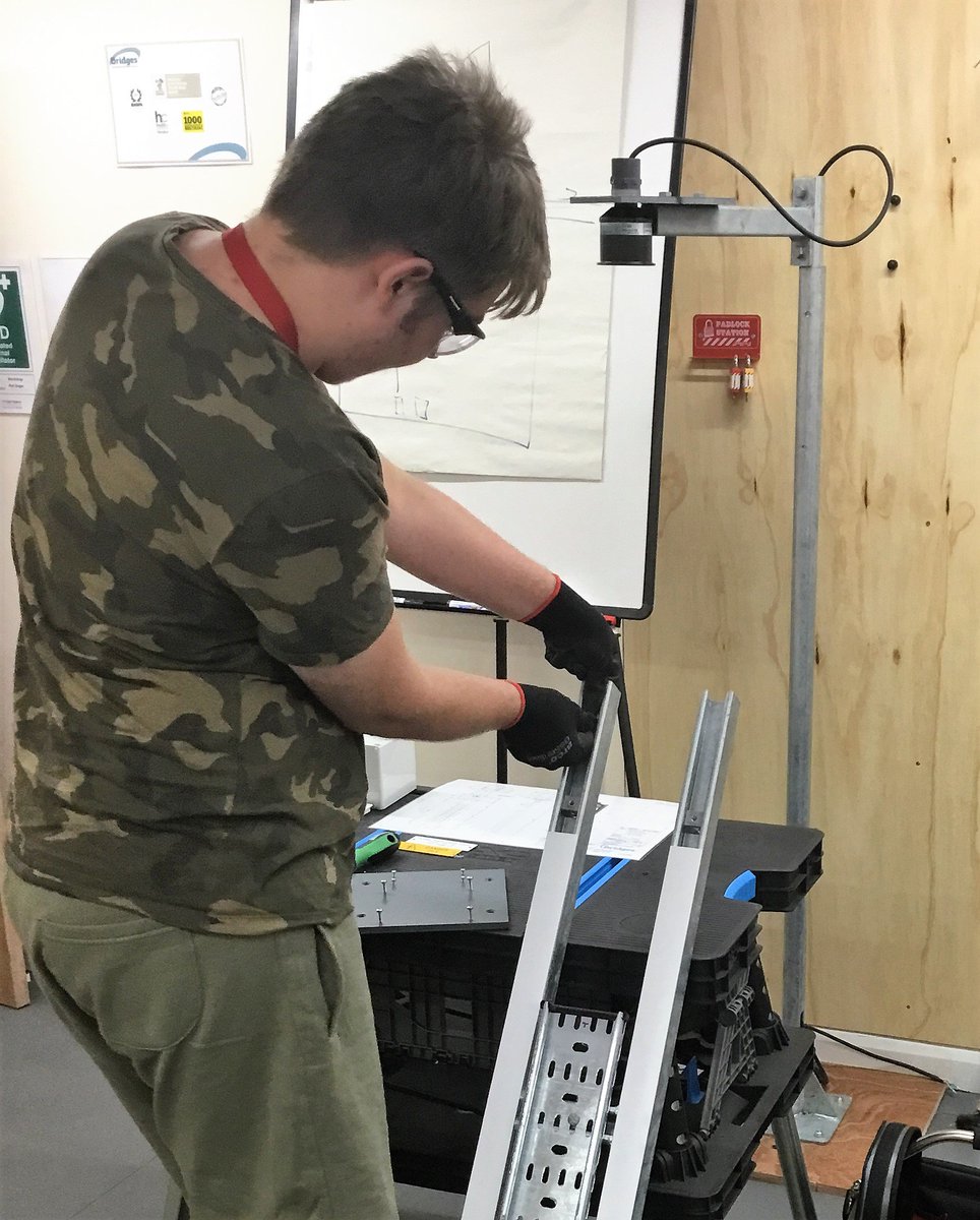 Last week we were privileged to have two students from Fosse Way School join us for a day’s work experience at our training centre - part of Bridges' ongoing community programmes. #Engineering #workexperience #midsomernorton