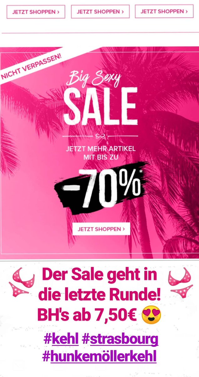 Buy now 😍 or cry later 😭 ...no more words needed 🤷‍♀️😄 #hunkemöller #kehl #strasbourg #lingerie <a href="/barthri/">Rita Barth</a>