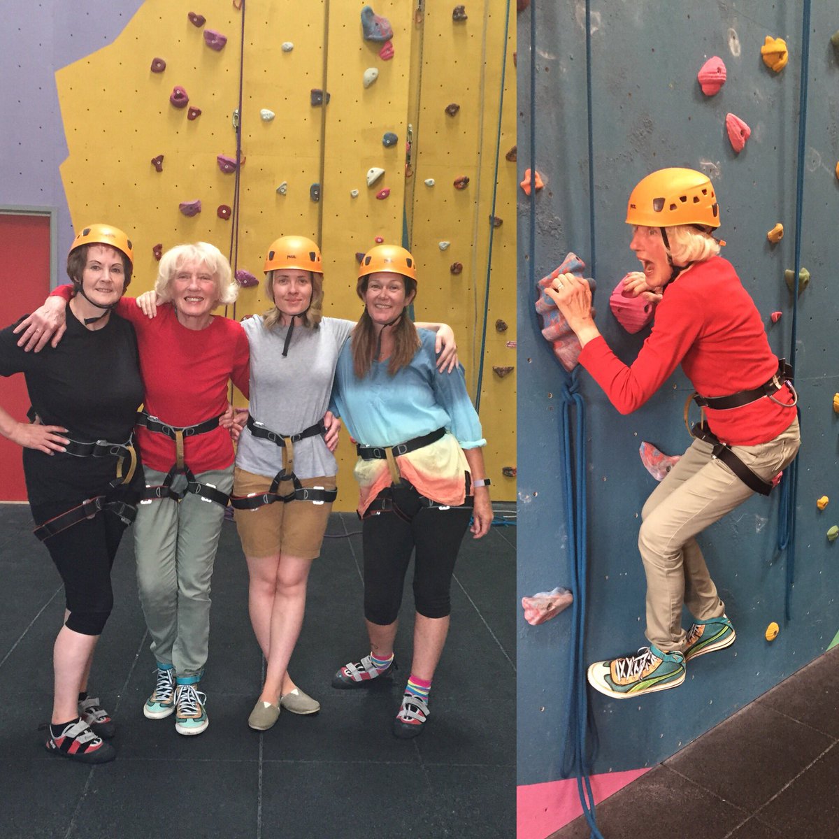 Practise run before the main event next Saturday. Terrifying. Please sponsor us if you can justgiving.com/crowdfunding/j…