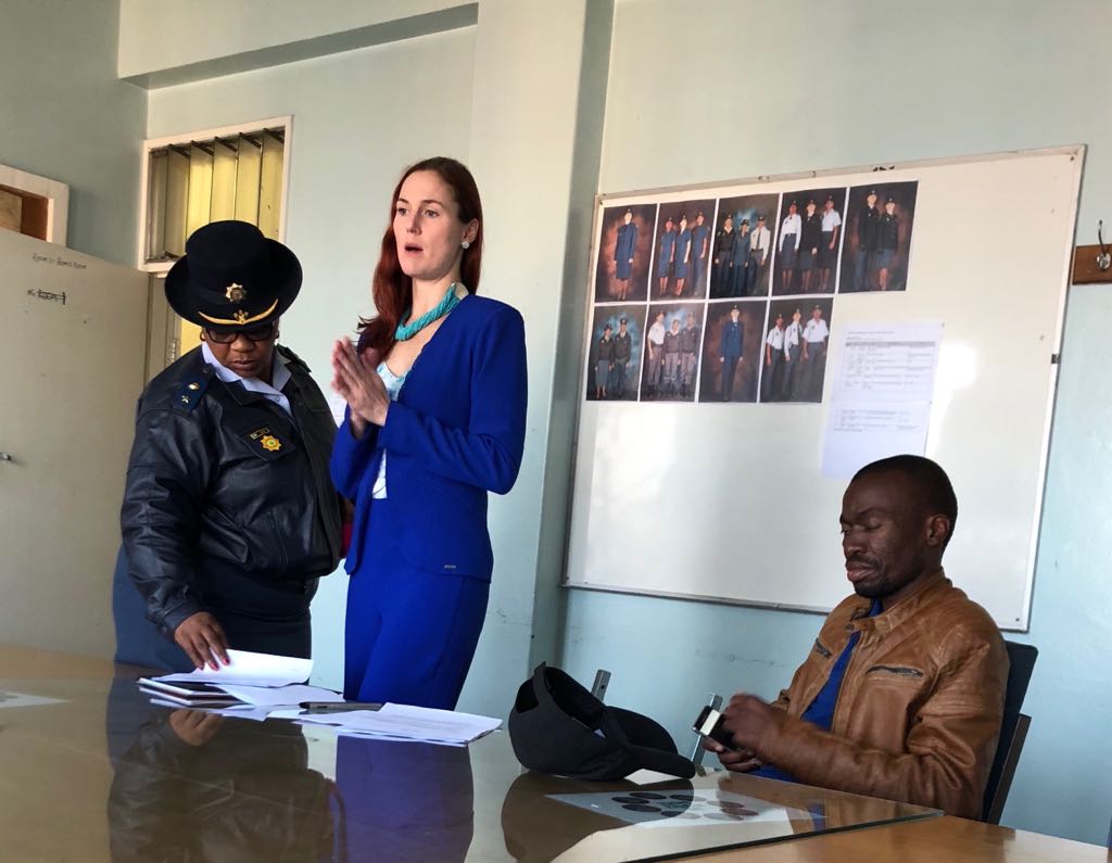 Dispatch_DD's tweet photo. DA MP Terri Stander and Enoch Mgijima local municipality councillor Malibongwe Xhelisilo are opening a case against the municipality at the Komani police station. https://t.co/cGe6IcJ0w3