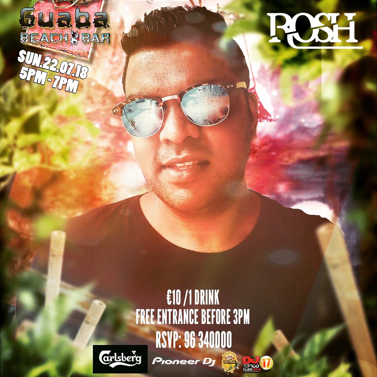 djrosh's tweet photo. Catch me Friday in Bratislava and Cyprus on Sunday at the #17 club in the world: GUABA! https://t.co/jvApaEJww1