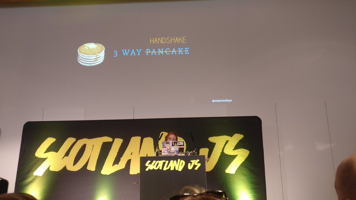 slide with 3 way pancake (strikethrough) handshake