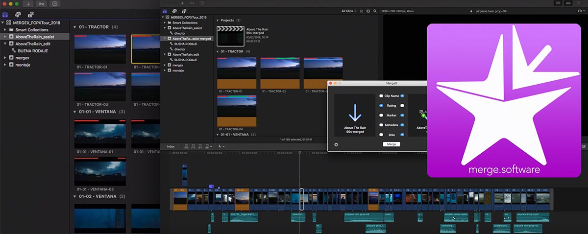 FCPdotCO's tweet photo. Free Update for Merge X: Make Changes to Clips in the Browser and See These Changes Reflect on the Timeline

#FCPX #apple #video #finalcutpro #videoediting #film #filmmaker #postproduction @MergeXapp 

https://t.co/Ylttc8BRBg https://t.co/NkB8tqq2vU