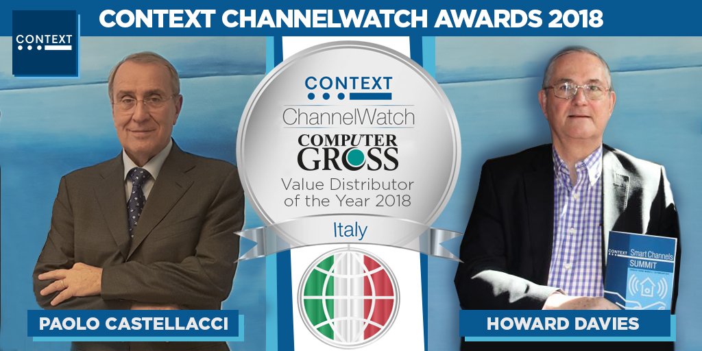 Computer Gross BEST VALUE DISTRIBUTOR OF THE YEAR 2018 al ChannelWatch di CONTEXT. Grazie a tutti i nostri Partner che ogni anno ci rinnovano la loro fiducia. #ValueDistributor #ChannelWatch2018 #DistrICT #channelwatch
LEGGI IL COMUNICATO >>> computergross.it/portal/viewCom…