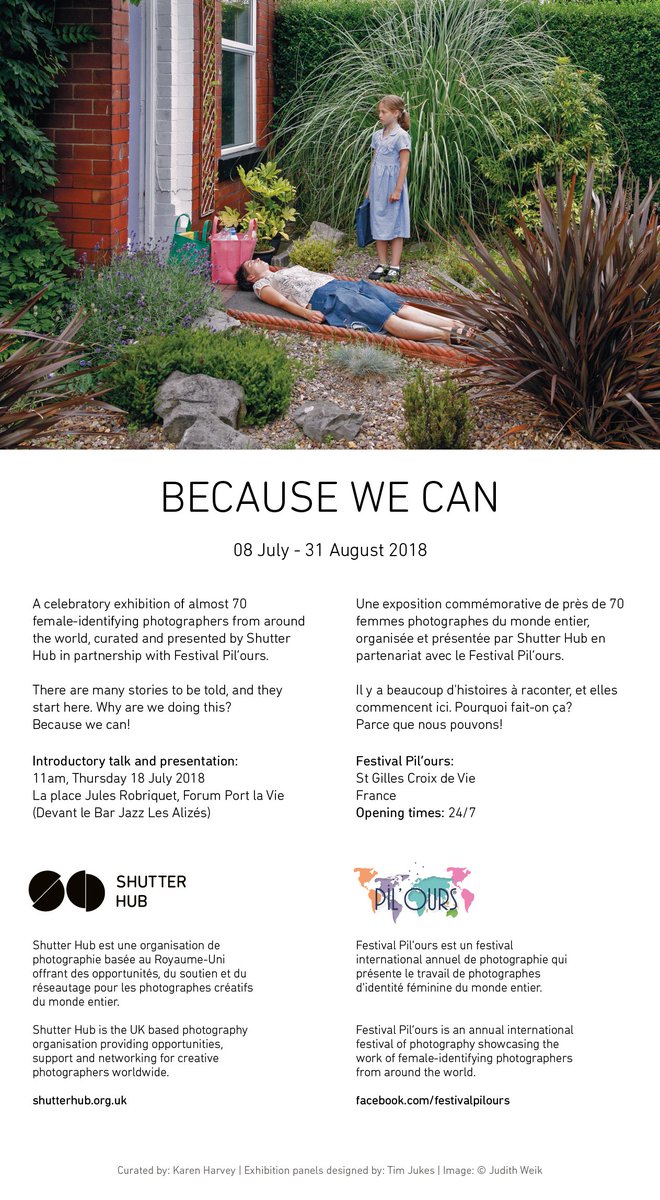 Giulia Berto (@giuliaberto2) on Twitter photo Delighted to be part of #BecausewecanSH show curated by <a href="/shutter_hub/">Shutter Hub</a> at <a href="/festivalpilours/">Festival Pil'Ours</a> in France. The exhibition runs until August 31st and you can read more about it here: bit.ly/2Lh2tGb. Thank you <a href="/shutter_hub/">Shutter Hub</a> #fragments #festivalpilours Delighted to be part of #BecausewecanSH show curated by <a href="/shutter_hub/">Shutter Hub</a> at <a href="/festivalpilours/">Festival Pil'Ours</a> in France. The exhibition runs until August 31st and you can read more about it here: bit.ly/2Lh2tGb. Thank you <a href="/shutter_hub/">Shutter Hub</a> #fragments #festivalpilours