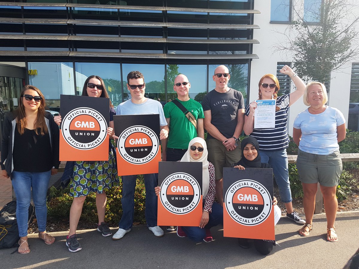 AtlUnite's tweet photo. @PA pics of some of our #picketline s today in the #NEU #dispute #NEUSHAMEONYOU https://t.co/dix9nzYY91