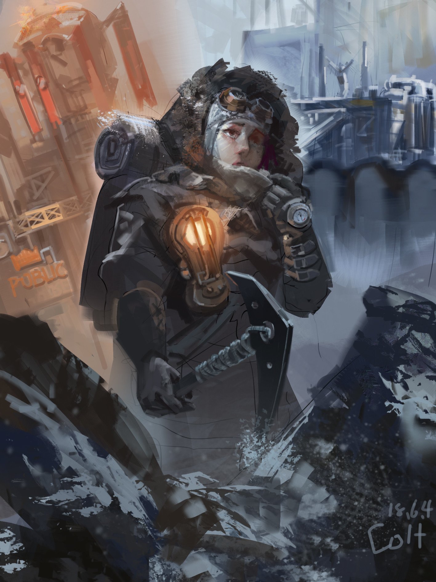 Frostpunk On Twitter Who Doesn T Like A Good Frostpunk Fanart It S Fanartfriday After All This Time It S A Really Cool Piece By Wenju Huang Who Admitted That Had Spend All Month