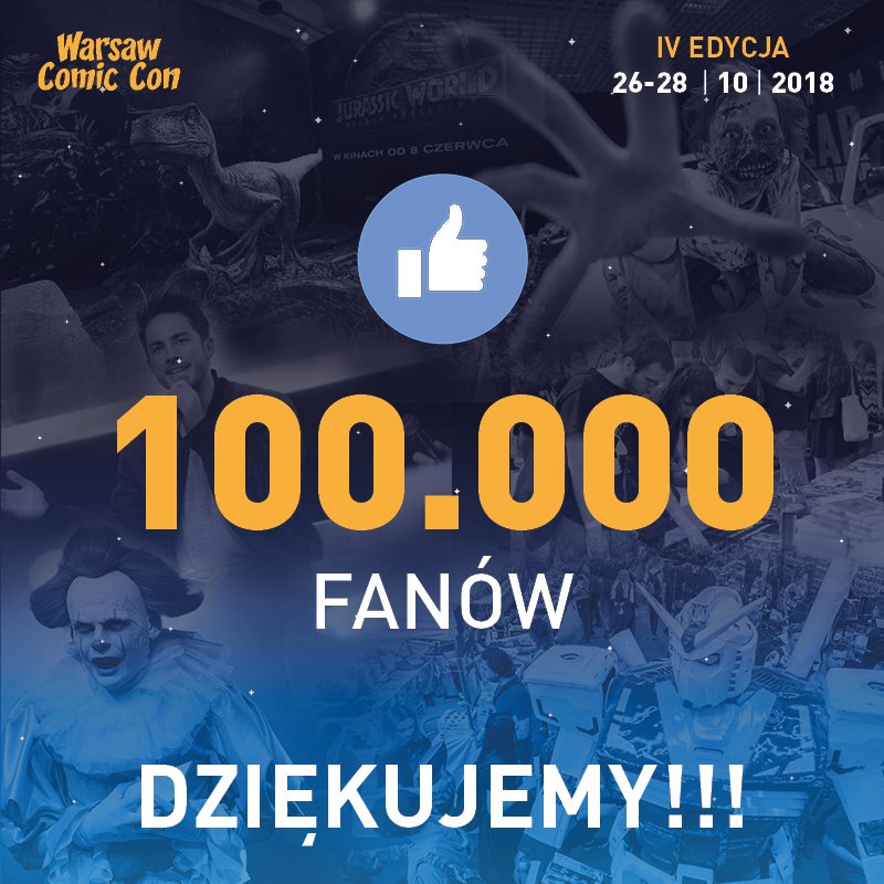 Na naszym profilu na Facebooku właśnie stuknęło...100 000 fanów! Z tej okazji mamy tam dla Was specjalny kod rabatowy:) Zaglądajcie i korzystajcie!