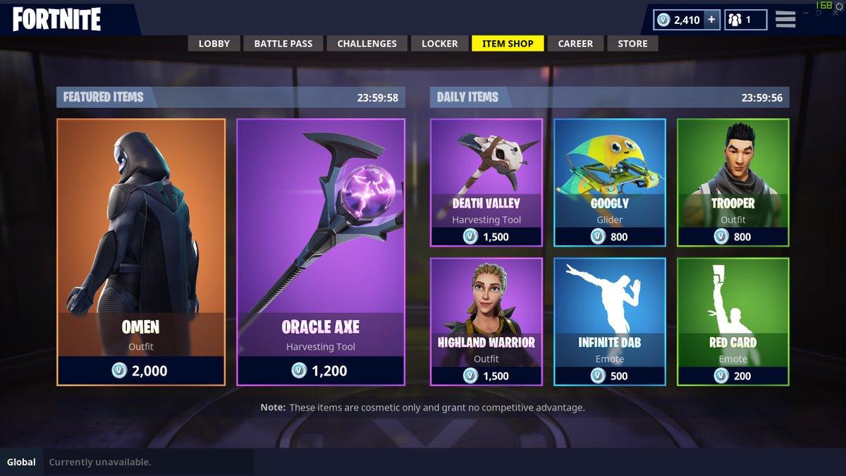 zHyperYT's tweet photo. #Fortnite Item Shop - July 19th, 2018 https://t.co/IE0E2Vtwcr