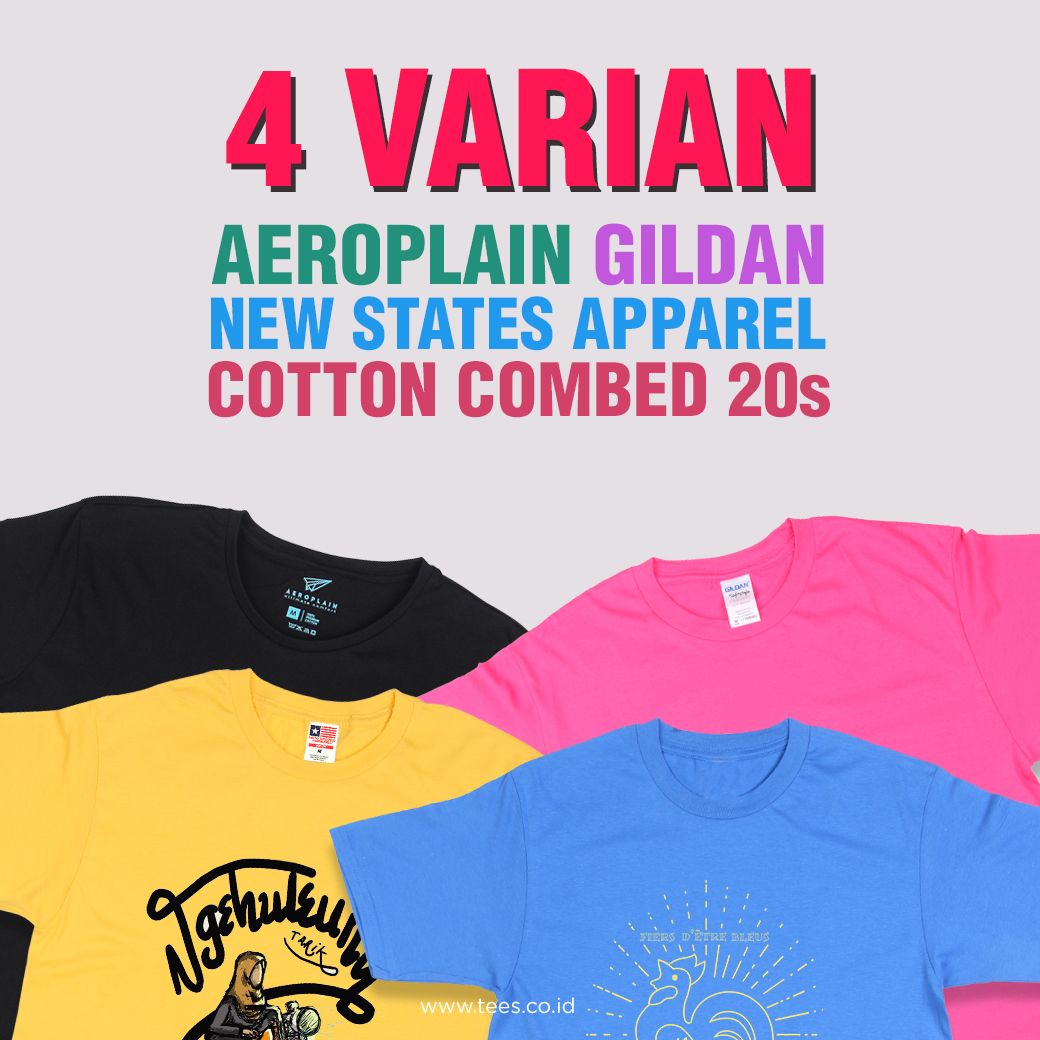  Bahan Kaos Gildan Vs Cotton Combed 