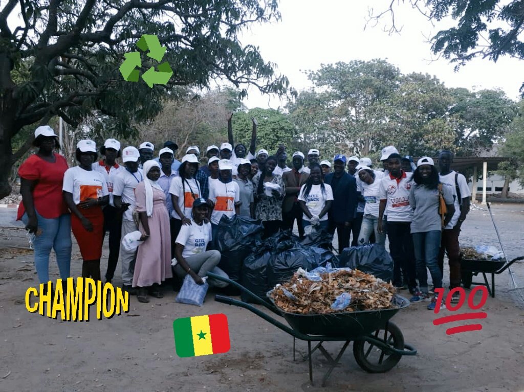 J'ai passé un agréable #MadibaDay 
#RASYD
#CleanSenegal
#kebetu vert
#Sénégal