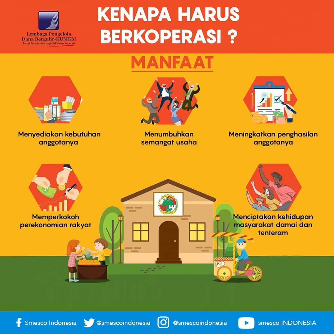 Kenapa Harus Berkoperasi?  Kalau ditanya kenapa harus berkoperasi, jawabannya adalah karena koperasi memiliki banyak manfaat. Nah, manfaat koperasi ini cukup beragam, baik untuk anggotanya maupun untuk masyarakat. <a href="/kemenkopukm/">Kemenkop UKM</a>
<a href="/smescoindonesia/">smesco INDONESIA</a>