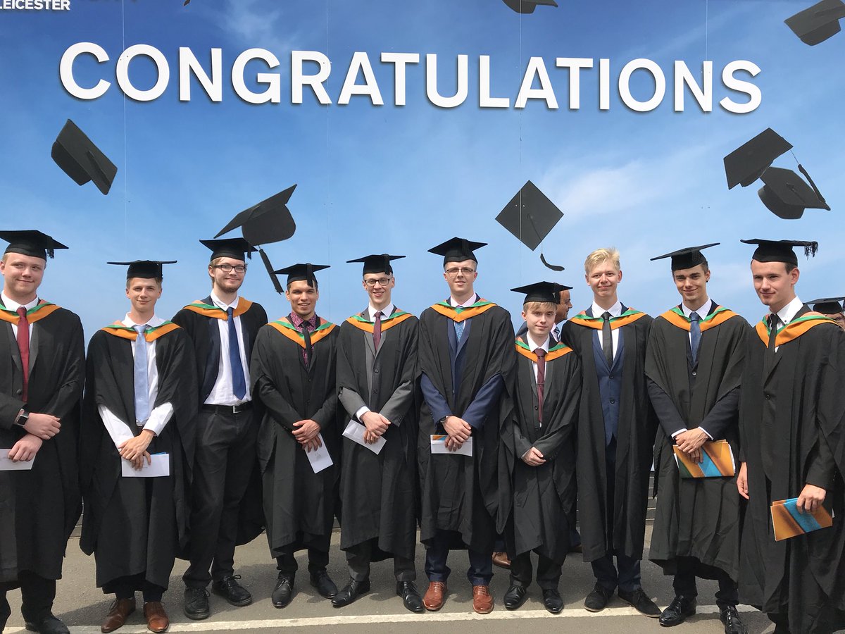 dmuleicester's tweet photo. We are back for the second #DMUTECH graduation ceremony of the day. Donβt they scrub up wellπππ #DMUgrads https://t.co/HiQ7vggANd