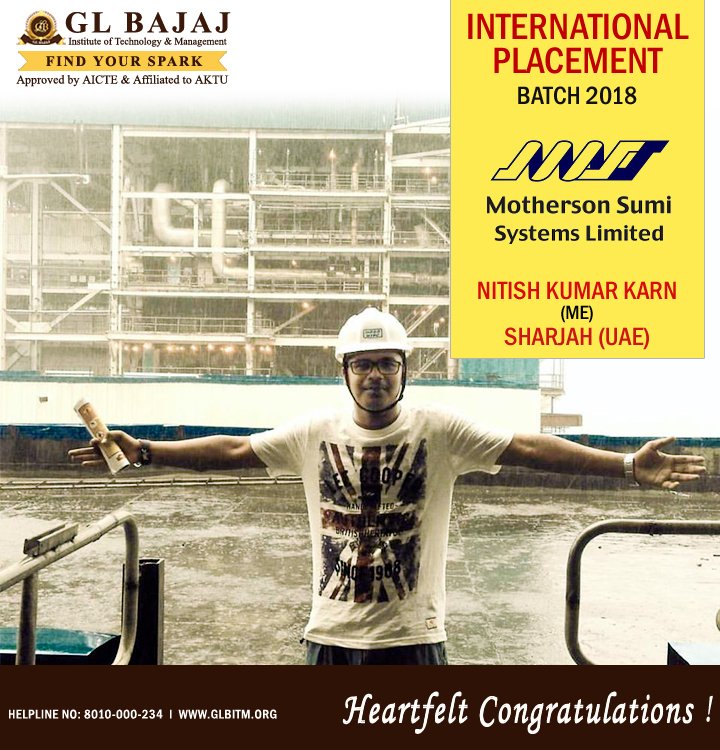 glbajaj's tweet photo. #GLBajaj #Placement2018 #BTech https://t.co/7KMh5jYahV