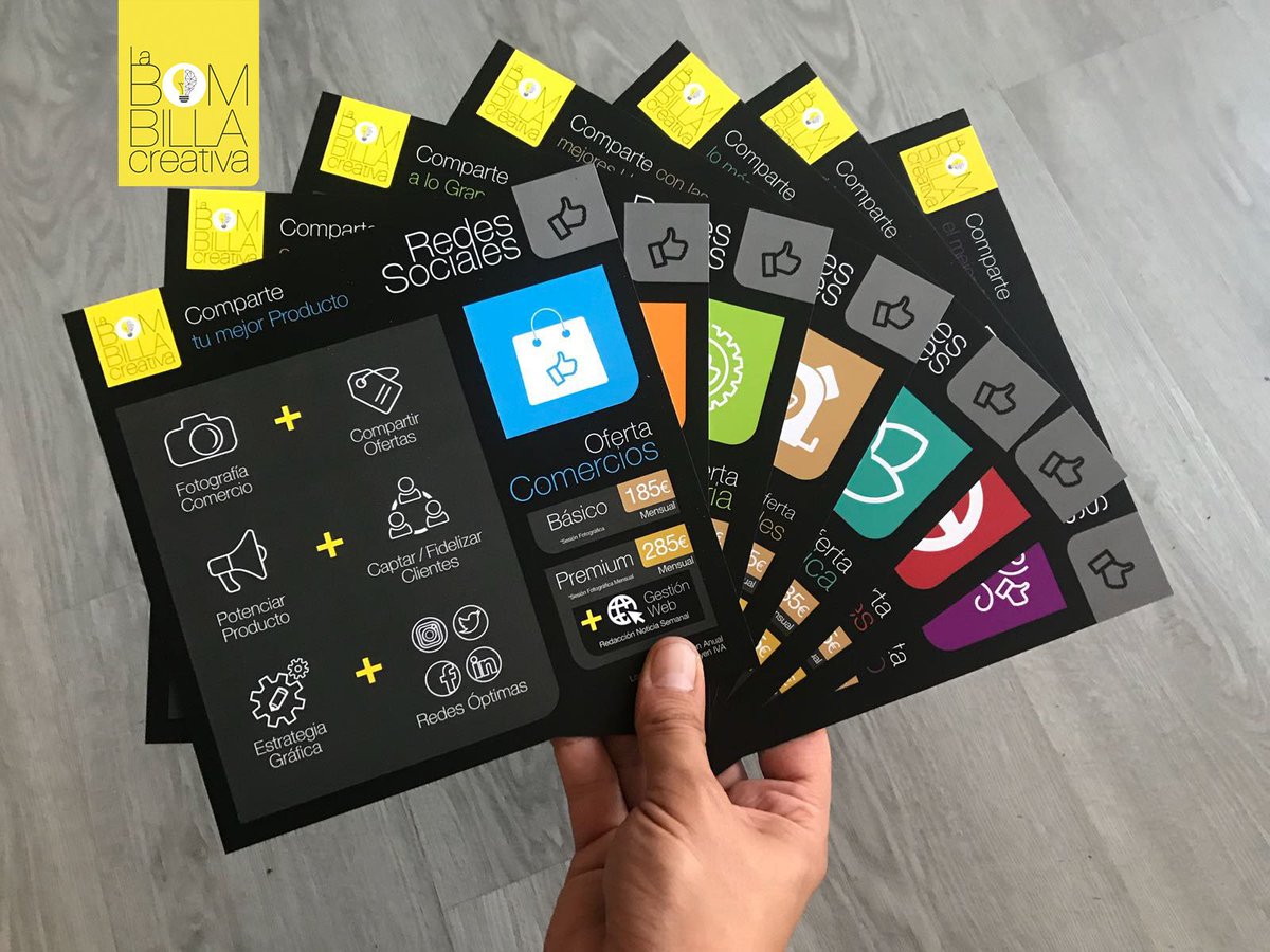 BombillaCreativ's tweet photo. ¿Necesitas un Community Manager/Social Media? ⌨ ¿Quieres saber que contienen nuestros packs de gestión en redes sociales? 📲 ¿a qué precio? 💵 Consulta nuestros precios y servicios
#LaBombillaCreativa #CommunityManager #SocialMedia #RedesSociales #Castellón #MarketingDigital https://t.co/XvtpHVyBAb