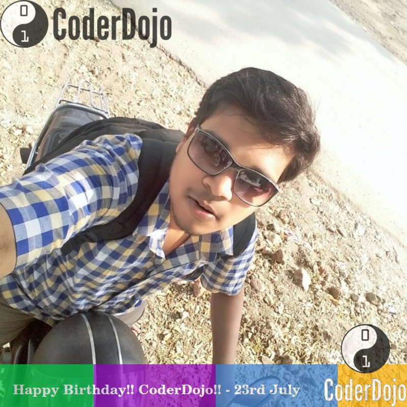imSriramB's tweet image. It's time to celebrate @CoderDojo 's #7th #Birthday.. Get the frame from sriram23.github.io/hbd_CoderDojo/ 3 days to go..