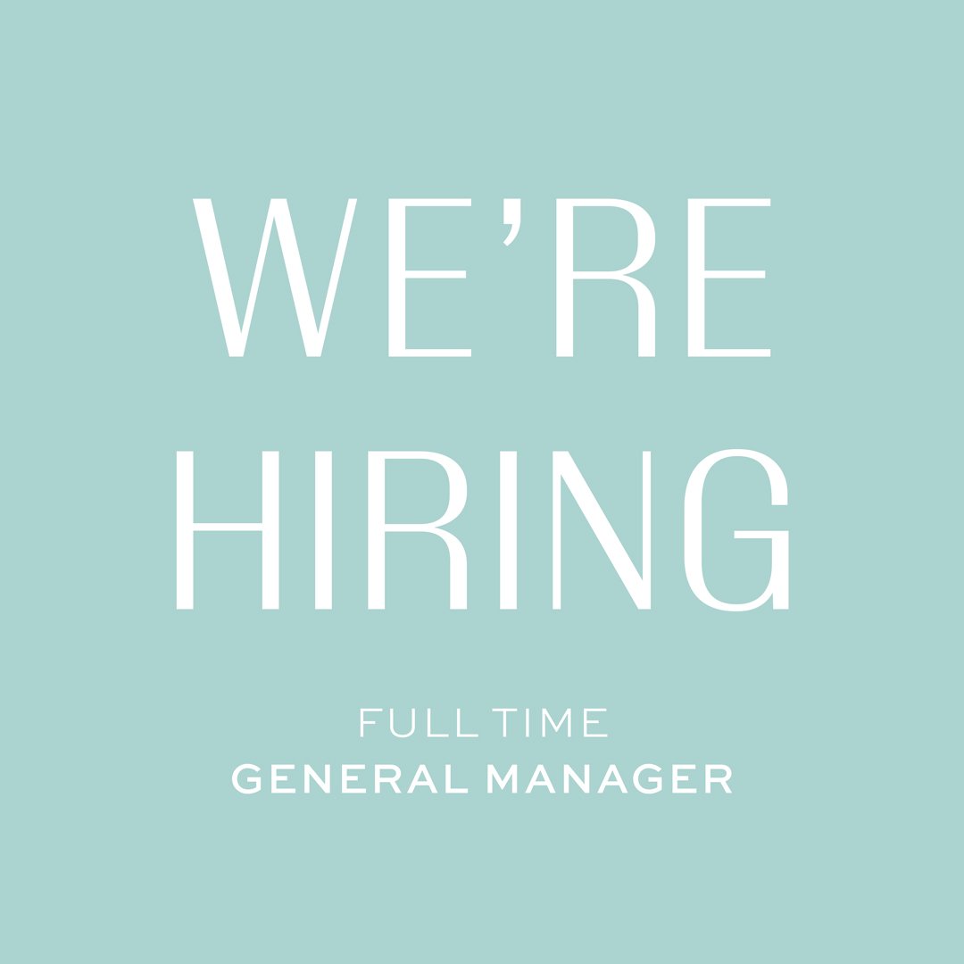 We are currently looking for a full time General Manager to join our team at One Fine Day. If you would like to be part of our journey, please apply here: ow.ly/ExSX30l1lDm