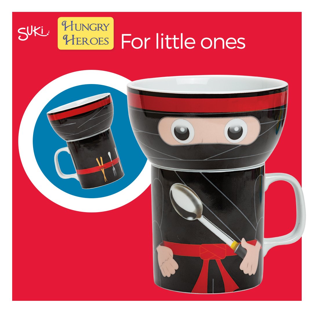 SukiGifts's tweet photo. Juvenile Dining - it's the new trend. Our Hungry Heroes Porcelain Cup &amp; Bowl set are certainly a big hit with little ones.  See our full range >  https://t.co/G0Mp5Sb7Lm  #hungryheroes #wholesalegifts #mermaidgifts #childrensgifts #kidsgifts https://t.co/HuNWVzLsxr