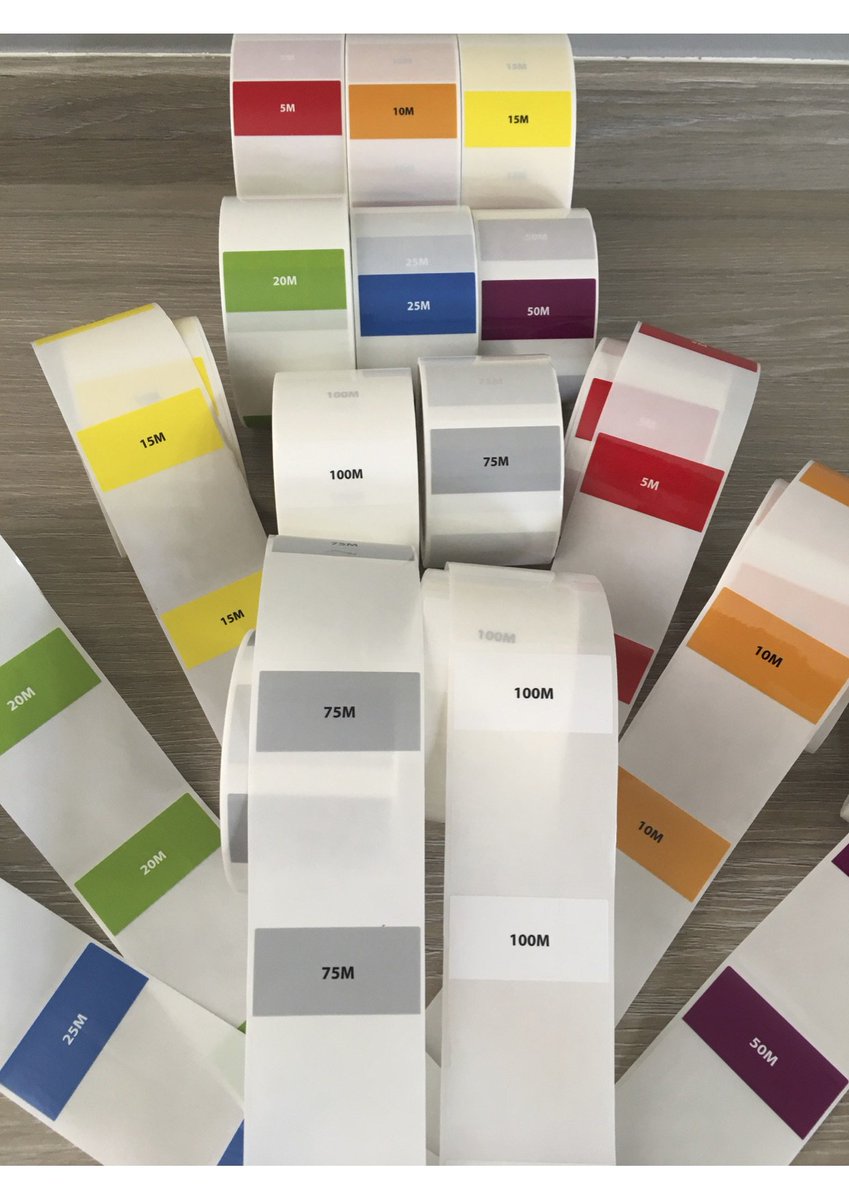 DO YOU NEED CABLE LABEL WRAPS
Due to popular demand we are now offering cable label wraps  that are generic colour coded and length identified, so no need for several paper labels and tape that will come off in no time. They are very quick to apply and no heat shrink is needed