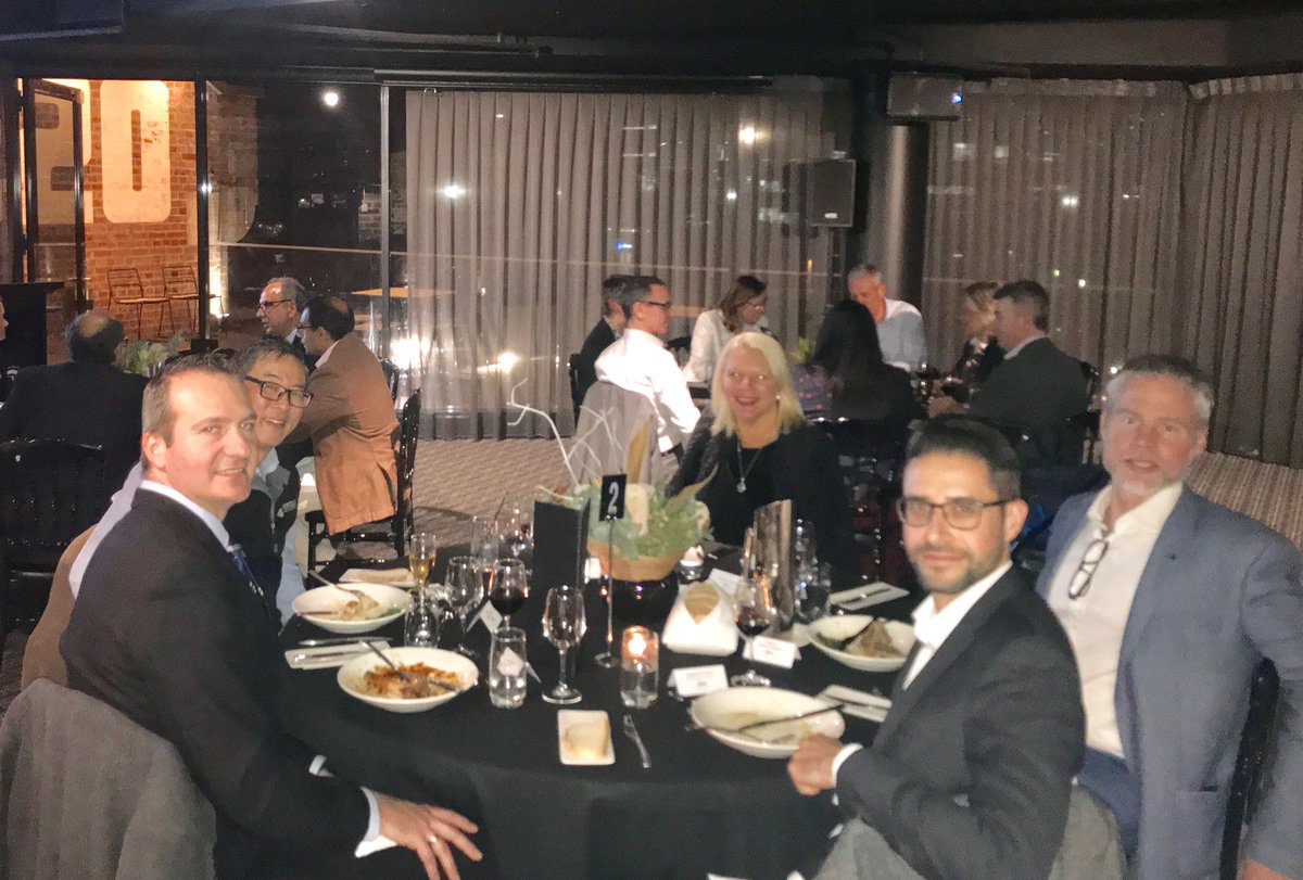 ProfBenEggleton's tweet photo. Nice to be back in Sydney enjoying dinner with a ⁦@BESydAmbassador⁩ #ieee Fellow dinner in Pyrmont https://t.co/AqB4osQ1zX