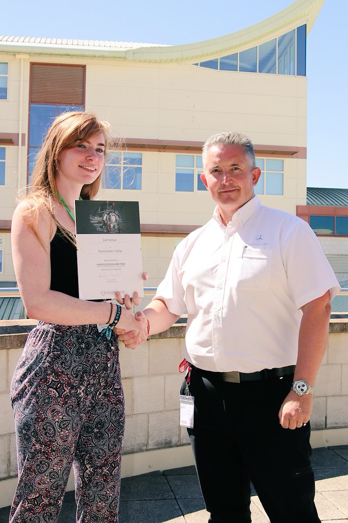 WCollegeGroup's tweet photo. Jodi a 1st year L3 Engineering student races to first position after being awarded coveted Student Of The Year Award from @MercedesAMGF1 High Performance Powertrains, including £500 &amp; an interview for an Apprenticeship at the HQ in Brixworth. https://t.co/NSnsIEOzyL #thisgirlcan https://t.co/3qTVcRr2UM