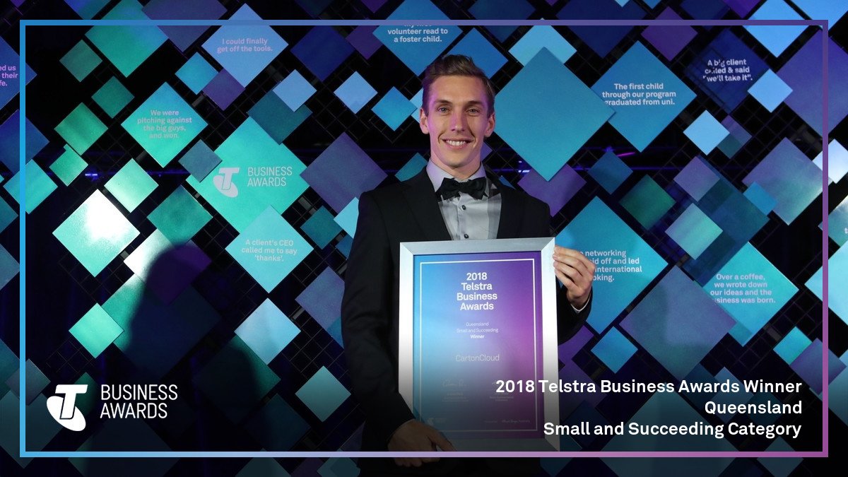 Telstra_news's tweet image. @Carton_Cloud is the 2018 Small &amp;amp; Succeeding category winner in the Telstra Queensland Business Awards! #TelstraBizAwards