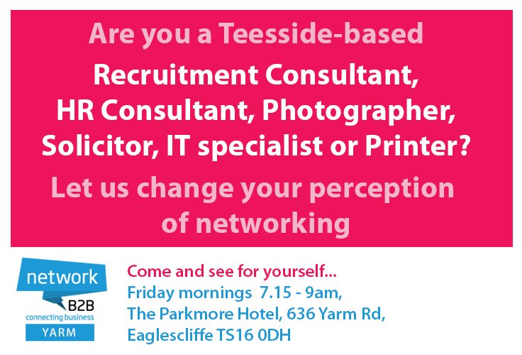 NetworkB2BTeesValley tweet media