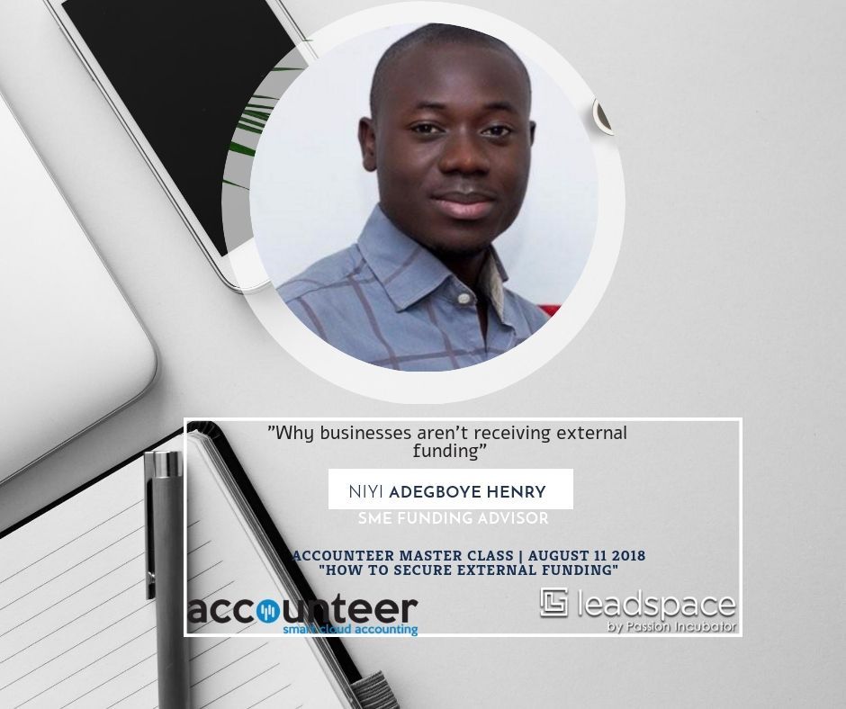 TheLeadspace's tweet photo. We've partnered @Accounteer to organize a masterclass for business owners on August 11. Tagged "how to secure external funding", the masterclass will train business owners on how they can position themselves to secure external funding. Register Now https://t.co/QPKRycd8A0 https://t.co/SqZw8jbEiq