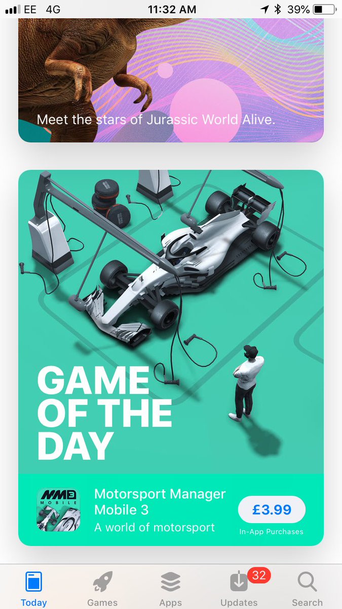 Big congrats to <a href="/SirCoolbeans/">CHRISTIAN WEST</a> w/ Motorsport Manager being featured as Game of the Day on the App Store today!! Luton Uni wasn’t so bad! 🎉💕👌