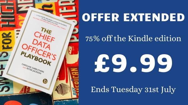 CDOsPlaybook's tweet photo. The #CDO's Playbook is available for £9.99/$13.30 (or equivalent local price) on Kindle until the end of July. Order from your local Kindle store
UK :https://t.co/fyG904feMC
US: https://t.co/mksO2QOq5f
Others: https://t.co/JRci7AjiDz
#data #BigData #Analytics #ChiefDataOfficer https://t.co/ewmc8ojaCU