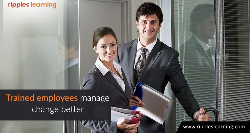 RipplesLearning's tweet image. Change is the only constant for all organisations, and often employees quit during this phase. It is trained employees, who are well-equipped to handle these change, who are more likely to stay. #RipplesLearning has been delivering training programs @ rippleslearning.com
