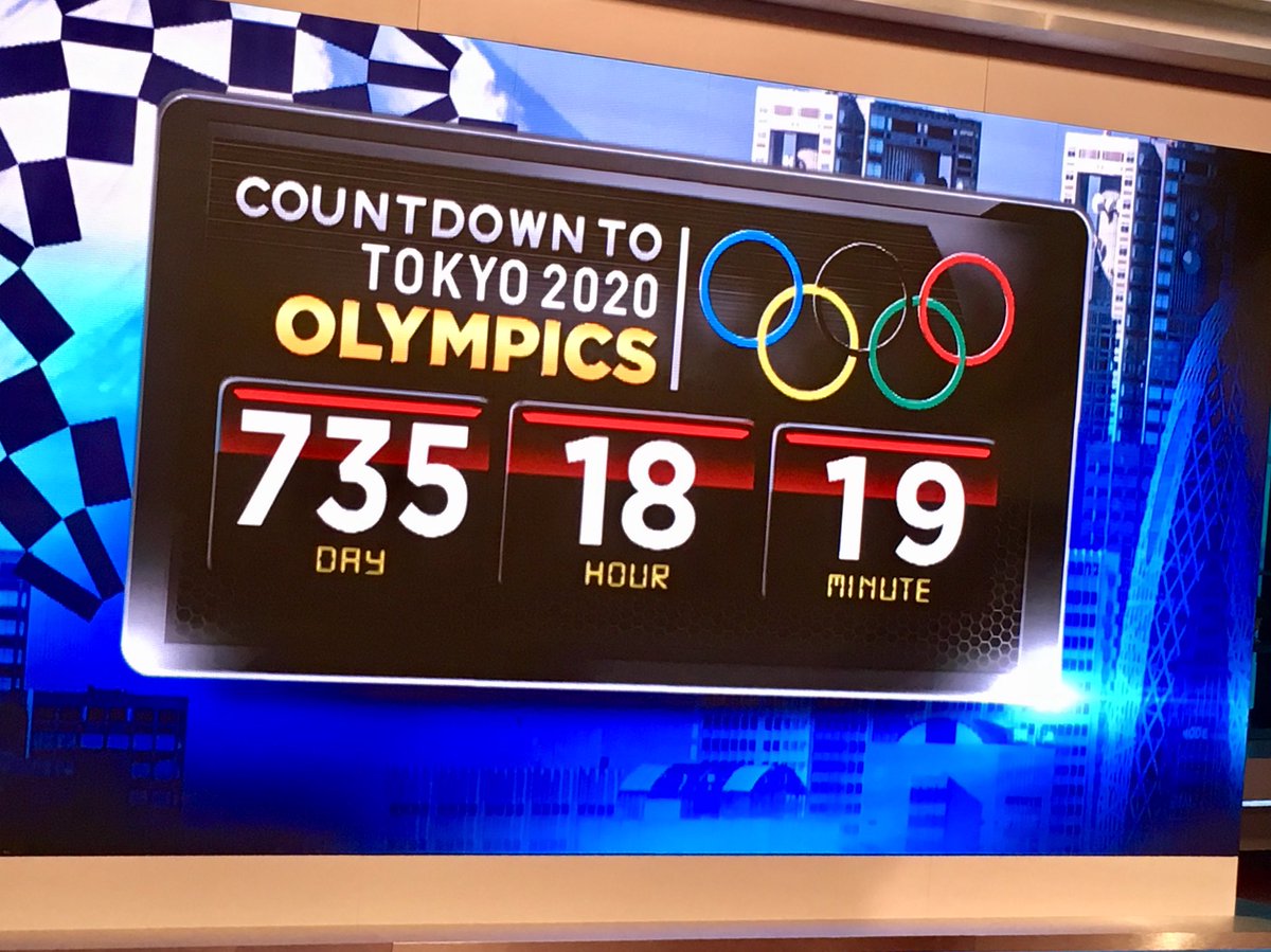RachelMcN12News's tweet photo. The countdown has begun @KPRC2 @NBCOlympics #Tokyo2020 #toosoon? #calendared 😂 https://t.co/HlTWpU5A1M