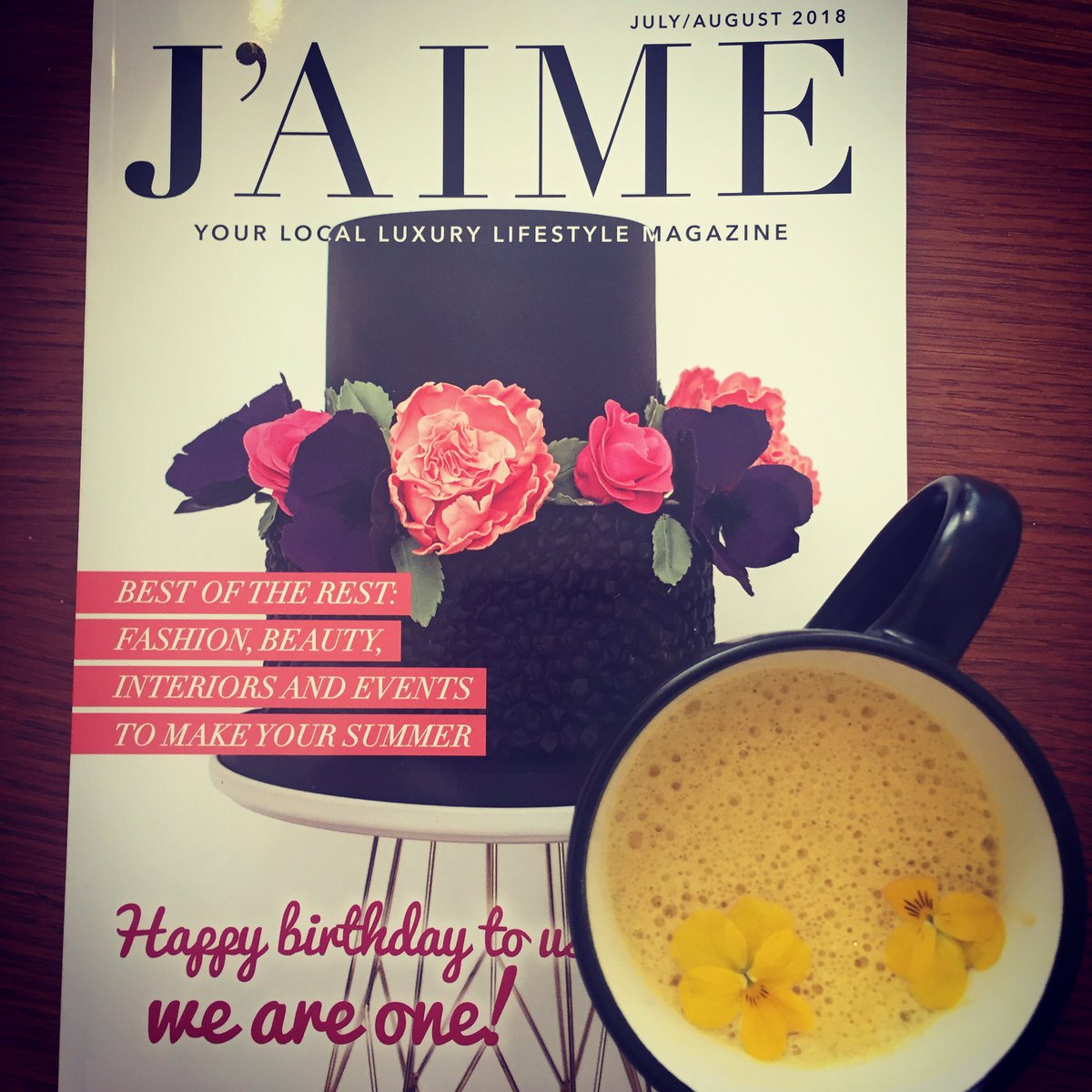 Wonderful to meet Amy from @jaimemagazine this week. Happy 1st Birthday 🎉 and thank you for introducing us to @melbsinlich and their addictive turmeric lattes ☕️ #Jaime #LichfieldBusiness #LichfieldMarketing #marketingconsultant