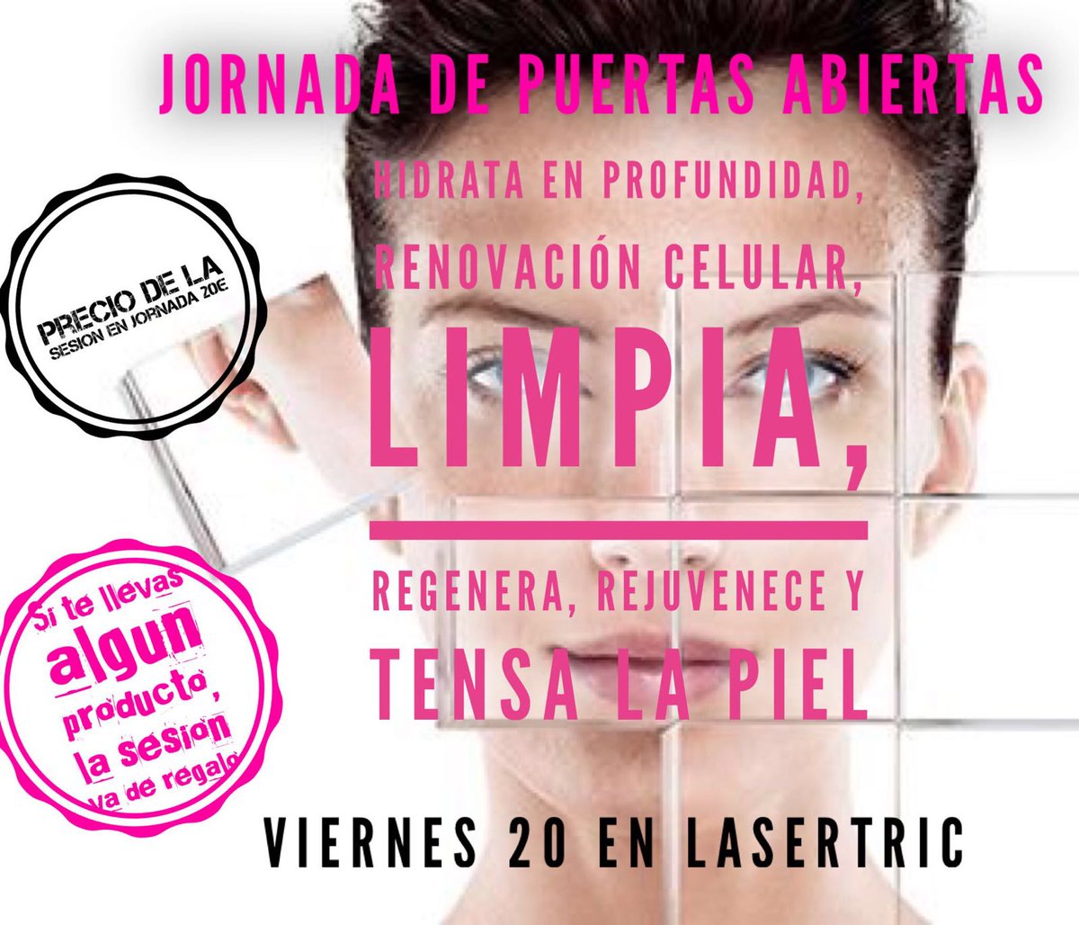 LasertricD's tweet image. ➡ MAÑANA viernes nuestra jornada de puertas abiertas‼
✨Te esperamos con los mejores #TratamientosPiel. Para que este #Verano luzca una piel de lo más sana.✨
Los mejores #CuidadosPiel están en #Lasertric 💖 ¡no te los pierdas! 😉
📍 Avda. Manuel Agustín Heredia 14. #Malaga