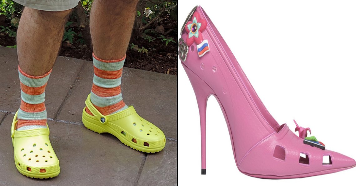 croc stilettos