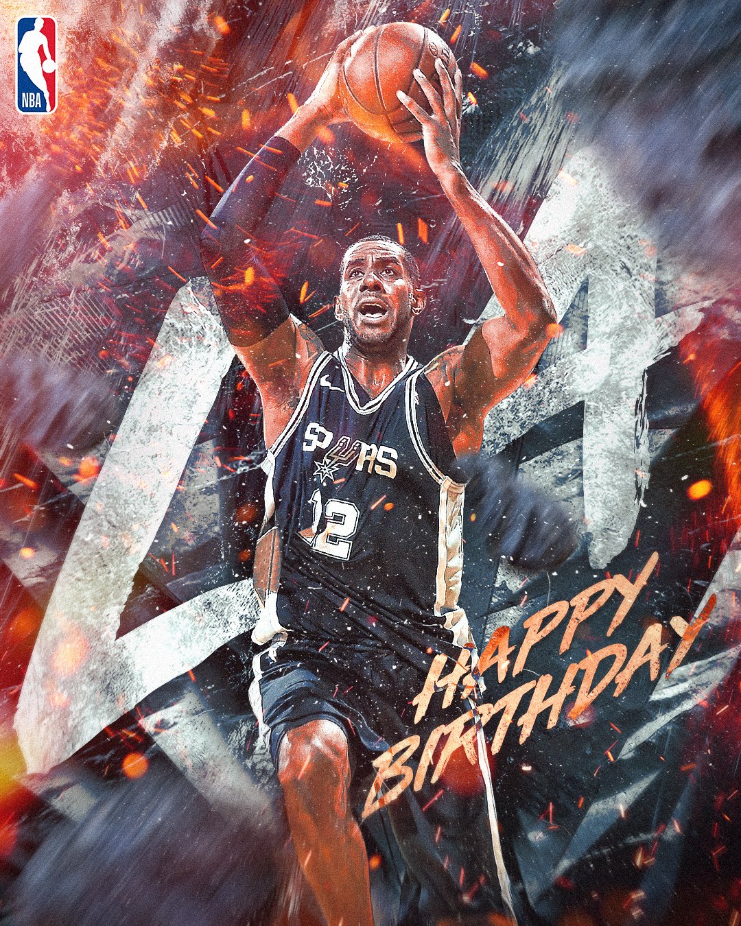 7/19 33                                   Happy 33rd birthday, LaMarcus Aldridge!!   