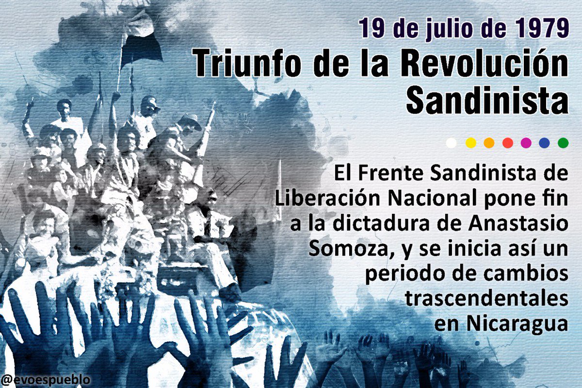 evoespueblo's tweet photo. En el aniversario del triunfo de la Revolución Sandinista, denunciar que el imperio está desplegando estrategias criminales contra el gobierno del hermano Daniel Ortega. USAID y la NED están respaldando abiertamente la violencia. Rechazamos la injerencia. #NicaraguaQuierePaz https://t.co/q93o05F17d