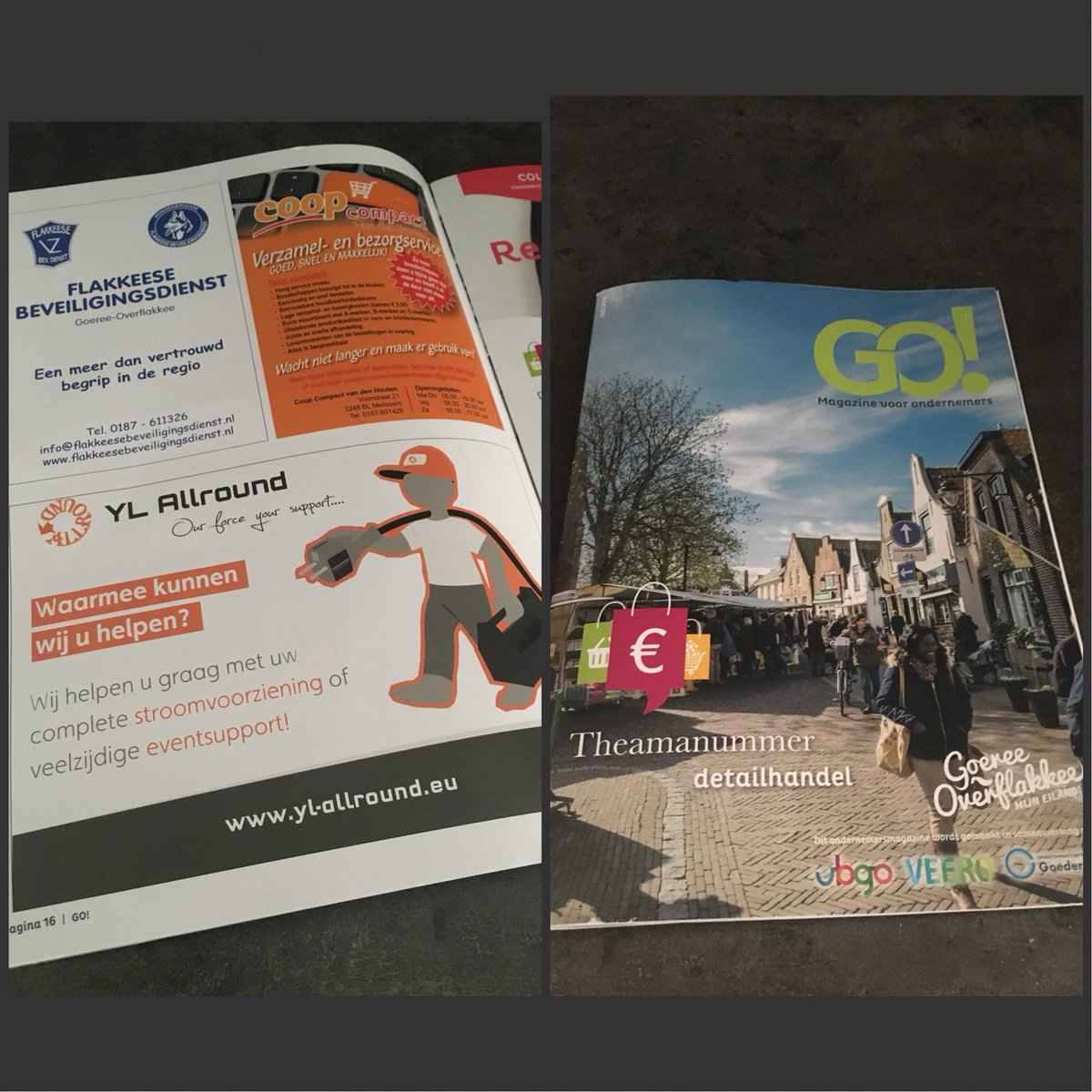 YLallround's tweet photo. We zijn te vinden in het GO! Magazine van juli... benieuwd of wij u kunnen helpen? Neem gerust contact met ons op!

#ourforceyoursupport #verhuur #eventsupport https://t.co/kxkUJ7Gc9g