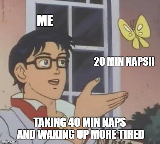 nappingscience's tweet photo. The science is in on the ideal nap length! Watch our second video here: https://t.co/OaUUFet0ec   #openscience #scicomm #napping https://t.co/NMGPabvewC