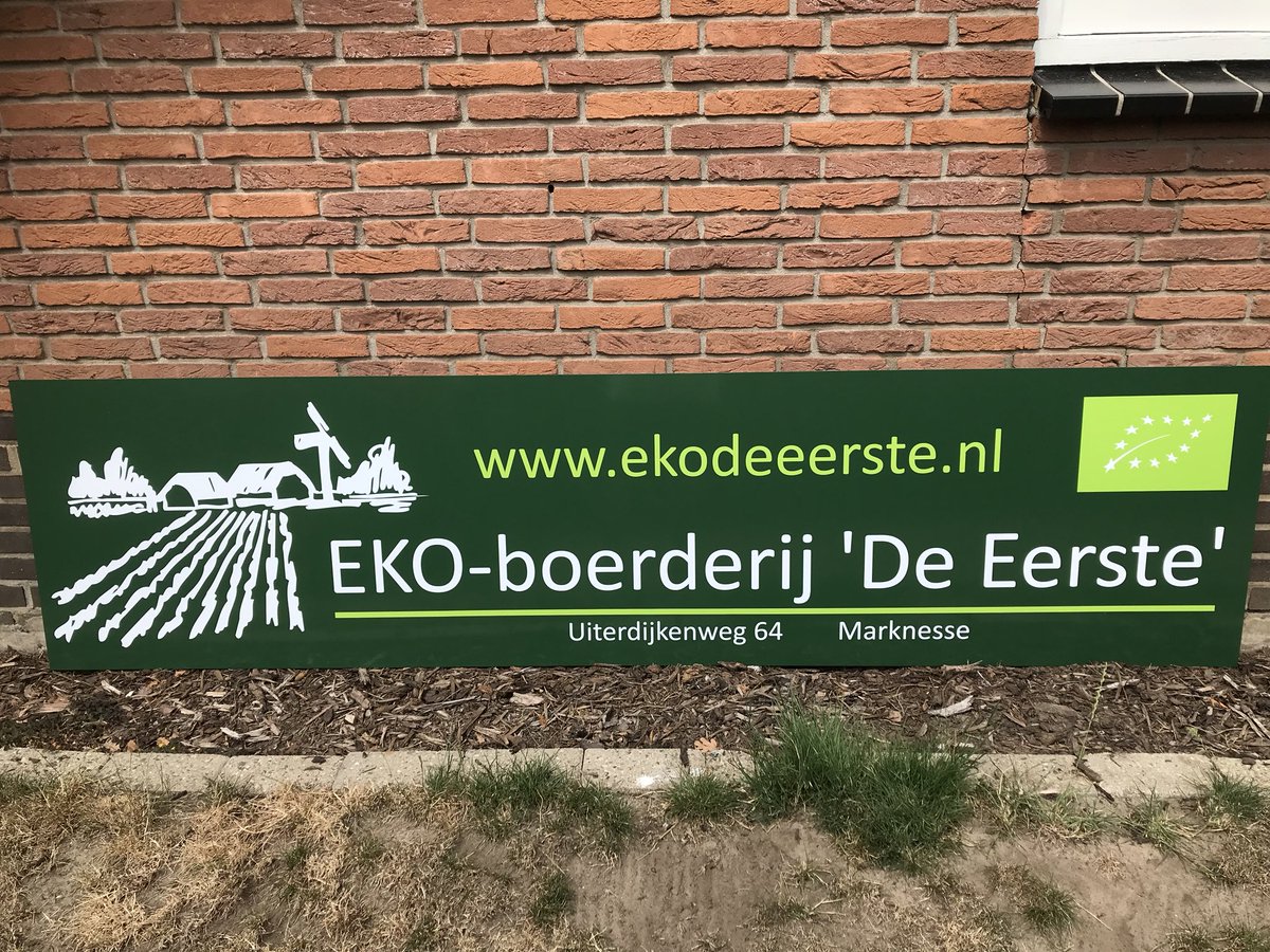 Voor <a href="/SVBlokzijl/">SV Blokzijl</a> hebben we weer een #reclamebord gereed. @ekoboerderijdeeerste is ook sponsor op De Uiterdijken #blokzijl