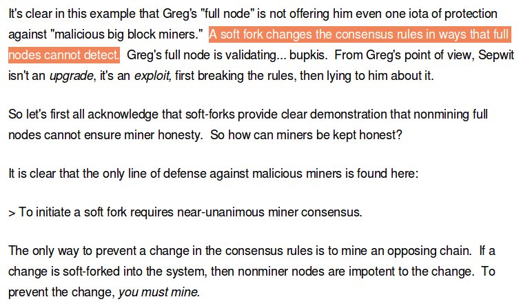 Excellent article on <a href="/YoursOrg/">Yours</a> about why a non-mining node is impotent against soft-fork-implanted rule changes of Bitcoin
yours.org/content/your--…