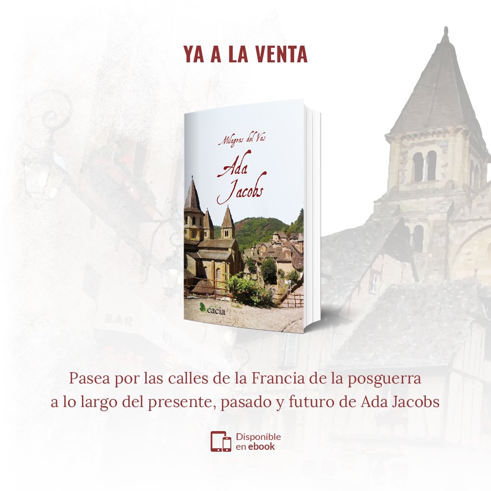 EditorialECU's tweet photo. Pasea por las calles de la Francia 🇫🇷️ de la posguerra a lo largo del presente, pasado y futuro de Ada Jacobs.

Puedes adquirirlo tanto en papel como en ebook en nuestra página web

✔️ Papel: https://t.co/XkdKssOCmZ

✔️ Ebook: https://t.co/wJNT9nfPWU https://t.co/2S8f0H5NcB