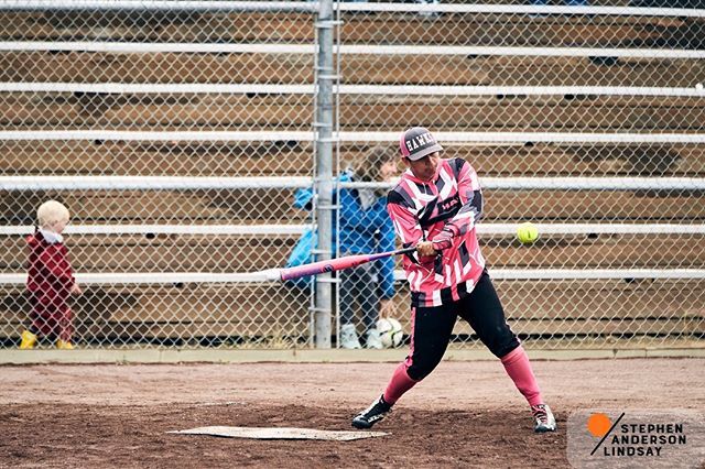 I had been lamenting about the blue and grey  uniforms (on a cloudy, grey day) at the tournament, and then this guy showed up. In my opinion: best kit of the finals. 
Sixty-five teams competed during the annual Softball Yukon Dustball Tournament, with we… ift.tt/2uBtslX