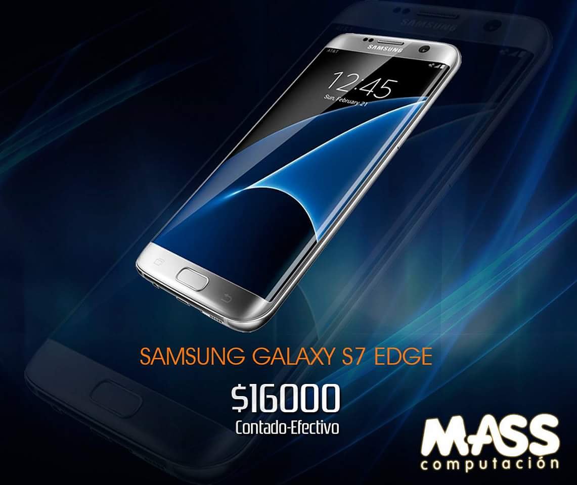 masscomputacion's tweet photo. El Galaxy S7 Entre sus especificaciones más destacadas, cuenta con una pantalla QHD AMOLED de 5.5 pulgadas, procesador Snapdragon 820 o Exynos octa-core, 4GB de RAM, 32GB o 64GB de almacenamiento interno expandible, cámara de 12 MP

Por consultas comunicate con nosotros !! https://t.co/5KTMNDFiAo