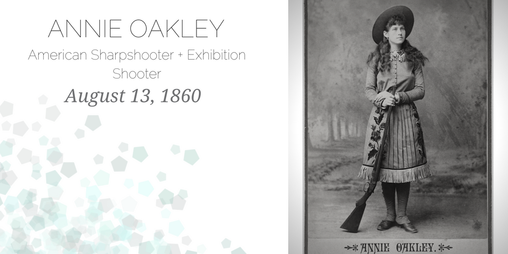 Happy Birthday to everyone's favorite sharpshooter! That's right. Today is Annie Oakley's 158th birthday! #mavenly #killinit