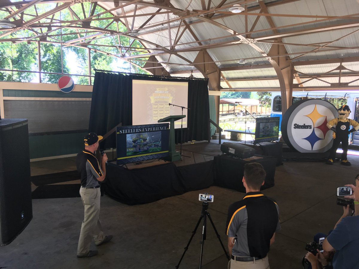 GoBobbo's tweet photo. .@Kenny_Kangaroo adding Steelers Country area around new Steel Curtain coaster. Will include Steelers themed dining, other experiences. https://t.co/SC237nw06T
