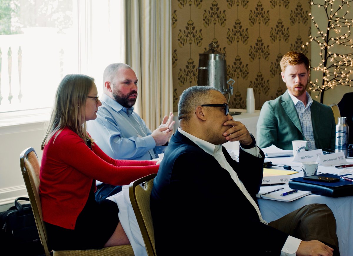 ICYMI, our #BrettonWoodsSummit featured several thought-provoking working groups with Alexandra Taylor <a href="/Accion/">Accion</a>, @BrianRKnight <a href="/mercatus/">Mercatus Center</a> <a href="/GeorgeMasonU/">George Mason University</a>, Tony Alexis <a href="/goodwinla/">Lucy Gee</a>, and Zach WIlliams of The Office of @Senator Shaheen